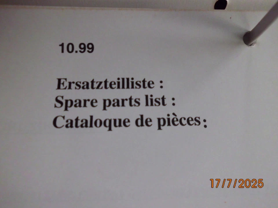 Atlas 55/3 Ersatzteilliste Radlader von 10/99, ohne Motorteile !,Topzustand ! - Bild 4 von 4