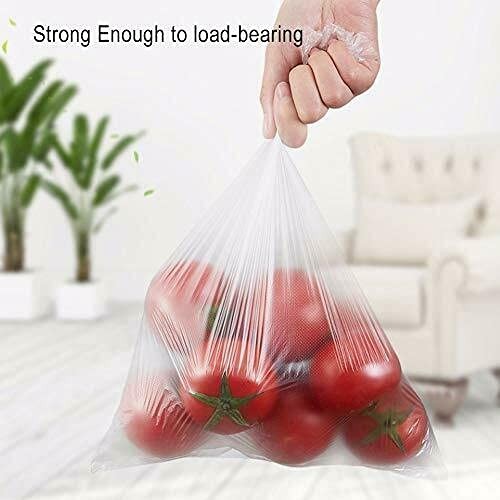 Food Storage Bag, 12 x 20 Plastic Produce Bag on a Roll, 2 Rolls Fruits, Vege...