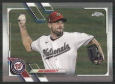 2021 Topps Chrome #33 Max Scherzer Washington Nationals 46532