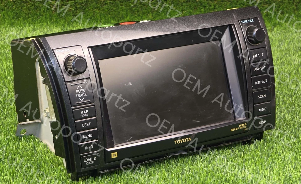 Toyota SEQUOIA 2007-2009 JBL Navegación Display Unidad 86120-0c230 Fabricante Original Usado Foto 2 de 4