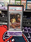 PSA 10 Team Rocket's Meowth 203/182 Destined Rivals Illustration Rare + GUARD