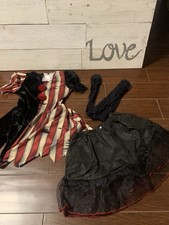 Spirit Halloween Twisted Clown Costume Girl  s XLarge 12-14 Creepy Circus Horror
