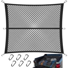 Heavy Duty Large Cargo Net Latex Mesh 4FTx4FT for Truck Bed Trailer Roof Rack