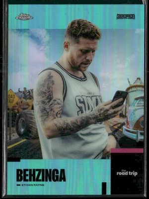 2023 Topps x Sidemen Chrome #63 Behzinga Waterpark Refractor