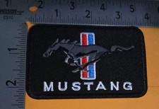 Ford Mustang Embroidered Ironsew On Patch