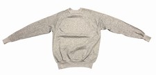 Vintage 70s Gray Tri Blend Raglan Sweatshirt Mens S/M USA Made Laugh Graphic