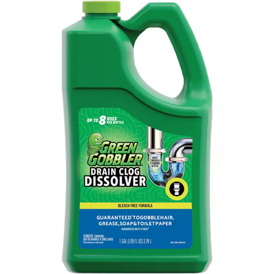 #ad 1 Gal. Drain Clog Dissolver and Remover for Sinks Tubs Toilets and Showers $27.72