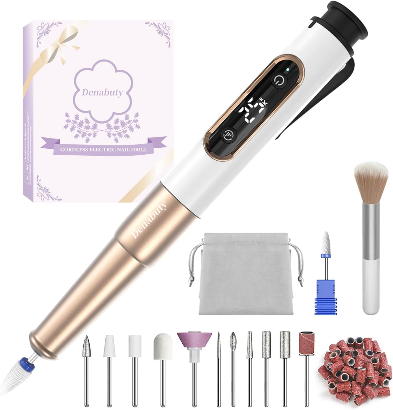 Fresa per Unghie Professionale 25000 Giri 12 in 1 Senza Fili | Offerta