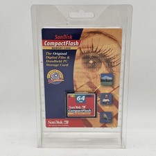 SanDisk 64 MB Compact Flash Card SDCFB-64-455 Brand New Sealed