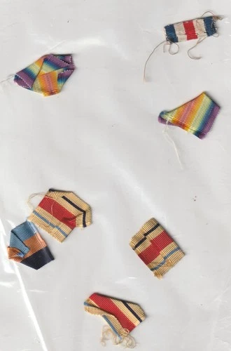WWII - A BUNCH OF RIBBONS, MOSTLY FROM CZECH ARMY- WAR AND POST WAR