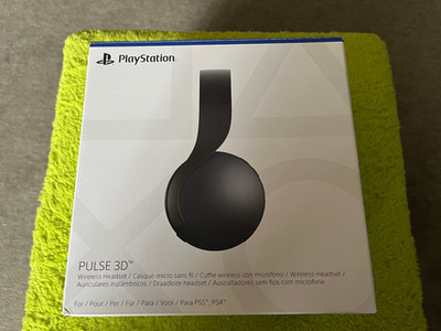 Sony PULSE 3D Kabelloses Gaming-Headset - Midnight Black ohne Ohrpolster