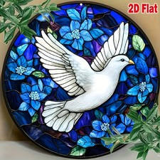 Round Tin Metal Signs Home Décor Peace Vintage Farmhouse Garden Yard Wall Deco