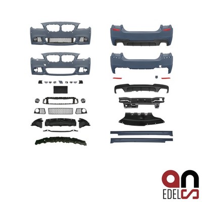 550i Umbau Bodykit Sport Stoßstange Vorne + hinten +Seite passt für BMW F10 + M