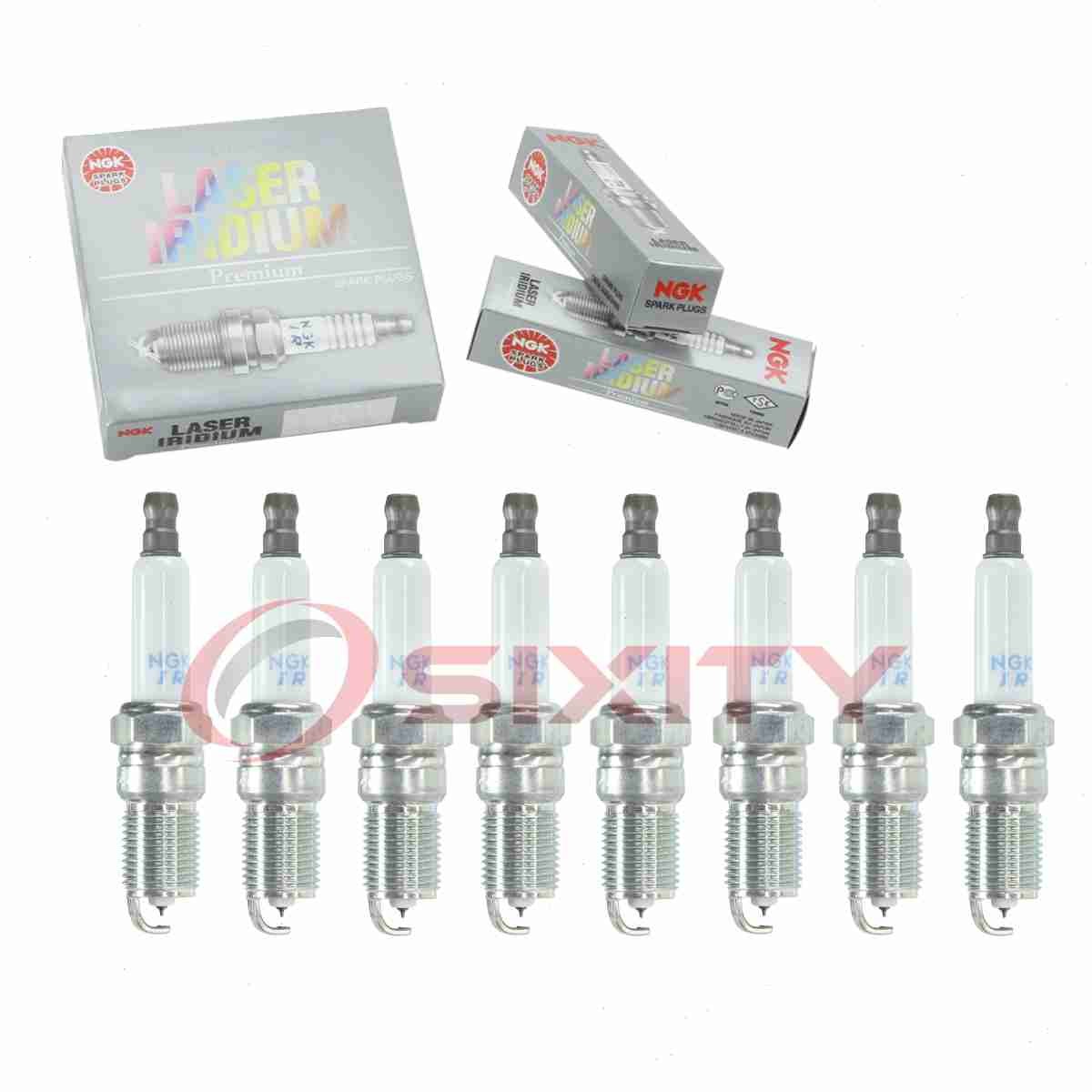 8 pc NGK Laser Iridium Spark Plugs for 1995-1996 Chevrolet G30 5.7L 7.4L V8 cn