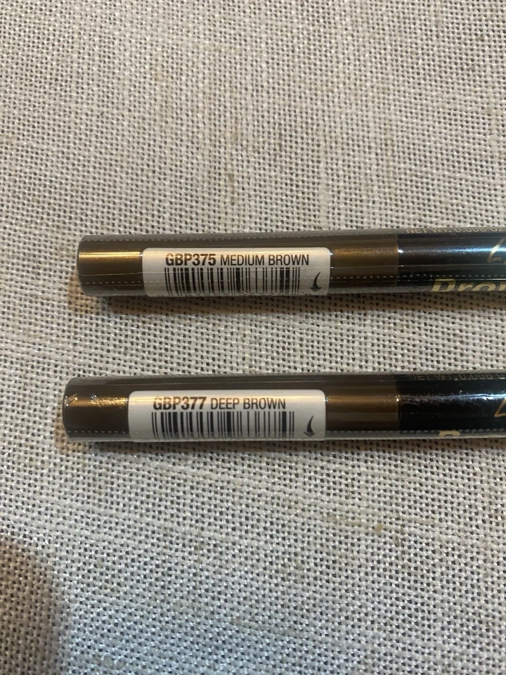 (2)LA Girl Brow Bestie Triangle Tip Brow Pencil-GBP375 Medium Brown & Deep Brown - Image 2 of 4