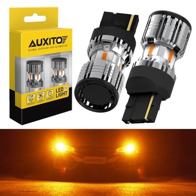 AUXITO 7440 SMD LED Rear Turn Signal Tail Parking Bulbs Light  Bright Amber EXS