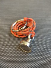 Aimant lève boule de pétanque avec cordon Ramasse boule compétition Orange XL