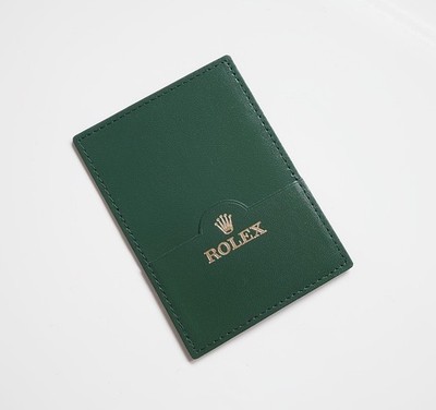 VINTAGE ROLEX KARTENETUI ETUI LEDER KARTENHALTER CARD HOLDER REF. 30.01.34