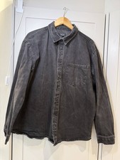 Black Wash BoohooMan Denim Jacker - Size M 