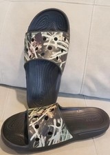 Crocs Classic Realtree Camo Camouflage Slides Sandals Flip Flops M5 W7 Unisex