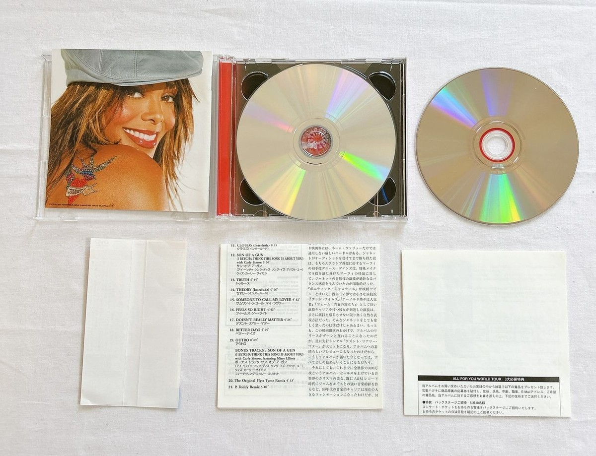 JANET JACKSON All For You Japan Limited CD + DVD Obi Bonus Track