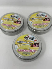 Crazy Aaron's Scentsory Putty Banana Split Scented Age 3+, LOT OF 3