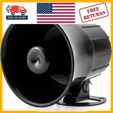 Ultra-Loud Electric Siren Horn 110 dB for Home Security - Easy Setup