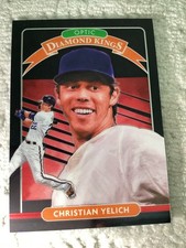 2020 Donruss Optic Diamond Kings Christian Yelich #5 Black Stars Prizm  /125