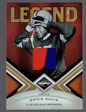 2010 Panini Limited Ernie Davis Game Worn Jersey Football Card 20/50