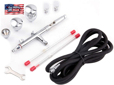 Timbertech Multi-Purpose Airbrush Set, AG-183K Dual-Action Gravity Feed Airbrush