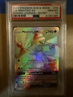 Pokemon Mewtwo GX Secret Rare Holo 76/73 Shining Legends 2017 PSA 10