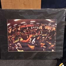 Pittsburgh Steelers NFL Framed Photo Polamalu Bettis Haynes Locker Room