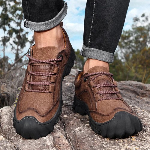 Men's Hiking Shoes Trekking Shoes Sneakers Comfortable Ankle Boots Casual Shoes - Picture 18 of 24