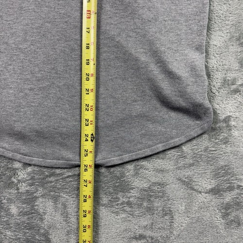 Eileen Fisher Oversized Hoodie Womens Small Gray 1/4 Button Viscose Lightweight - Picture 12 of 14