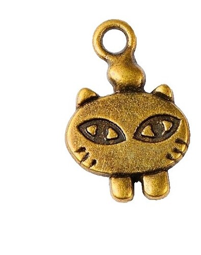 30pcs 16*10mm Antiqued Bronze Cute Cat Design Pendant G1617 | eBay