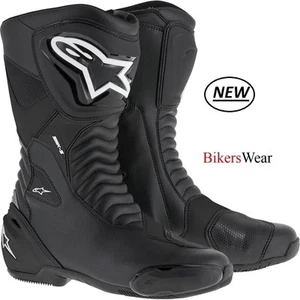 New Alpinestars SMX S Black Motorcycle Racing&Sport Eu & Us Sizes Boots