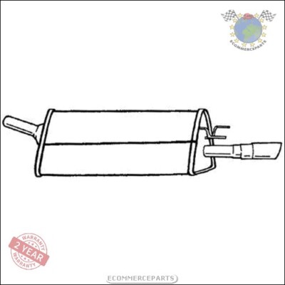 Endschalldämpfer Sigam für OPEL CORSA B D