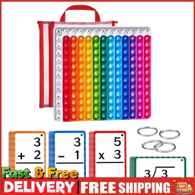 Mathe Flash Karten 12x12 Multiplikation Tischspiel zappeln Mathe Spielzeug zappeln Diagramm