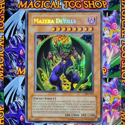 Yugioh Mazera DeVille Ancient Sanctuary Secret Rare AST-111 Holo