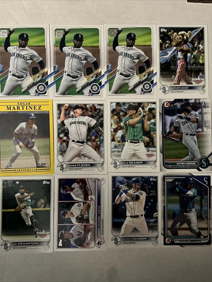 Lote de 28 tarjetas de los Seattle Mariners MLB  Foto 2 de 2