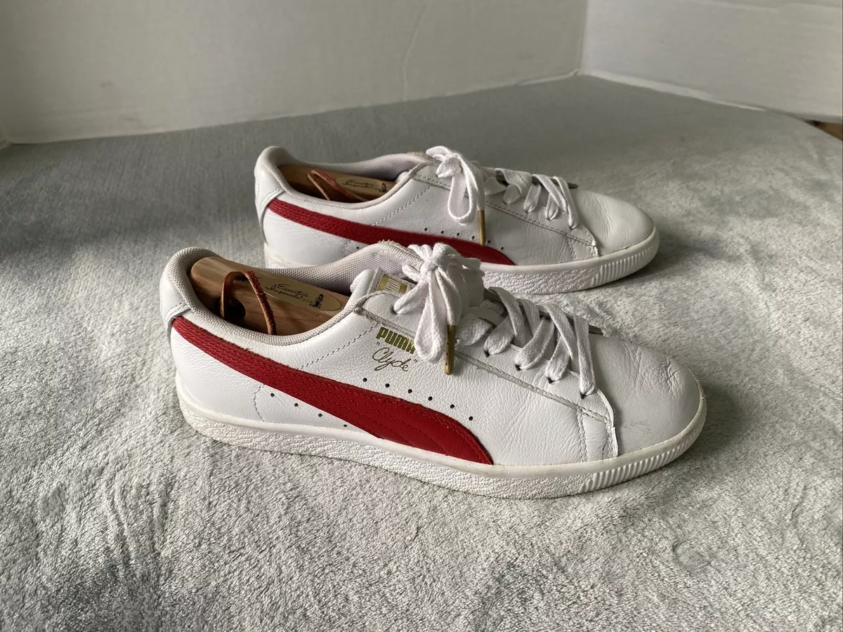 Puma clyde cheap core leather sneakers