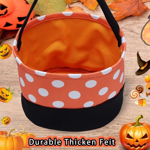 Halloween Candy Basket Halloween Trick or Treat Bags Halloween Candy Buckets ... - Picture 2 of 5