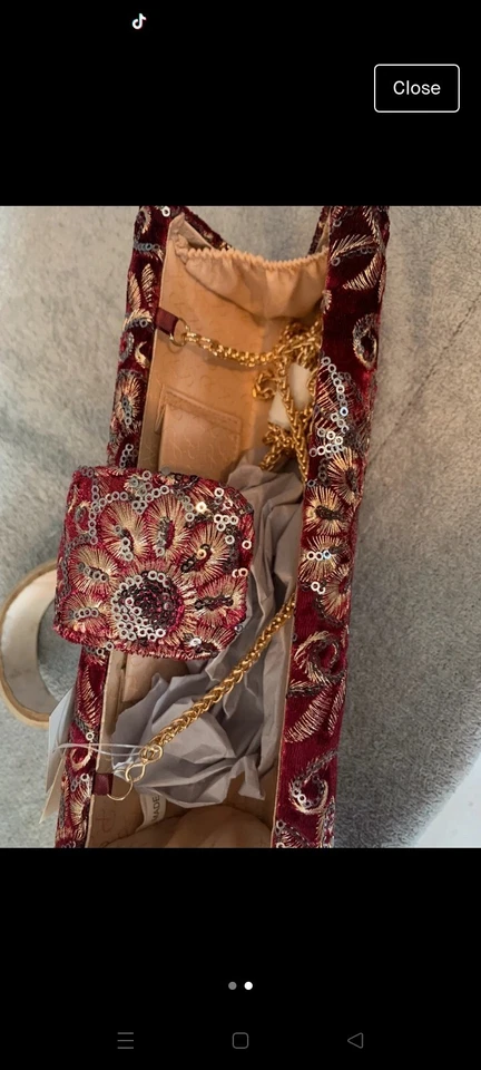 bolsa clutch adrianna papell, bolsa clutch, Adrianna papell.  - Imagem 2 de 2