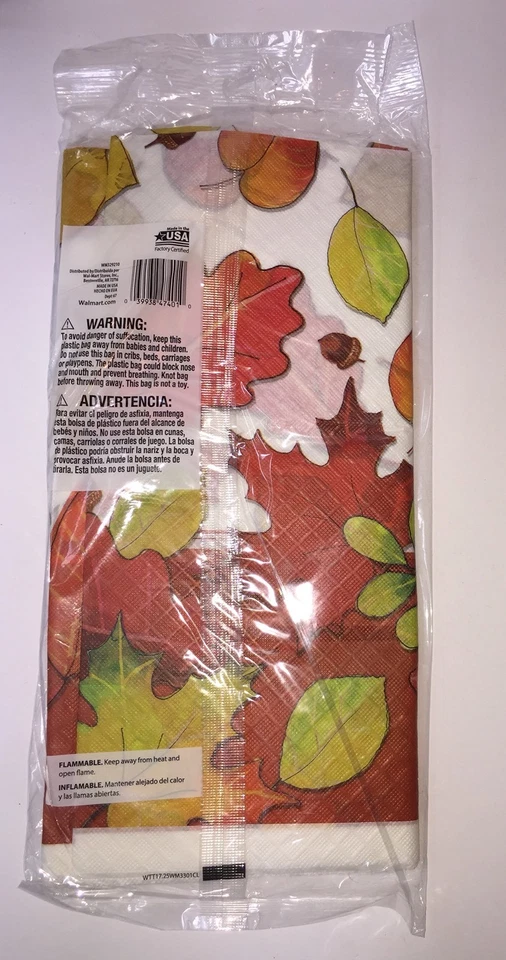 Cubierta de mesa de papel de otoño Foto 2 de 3