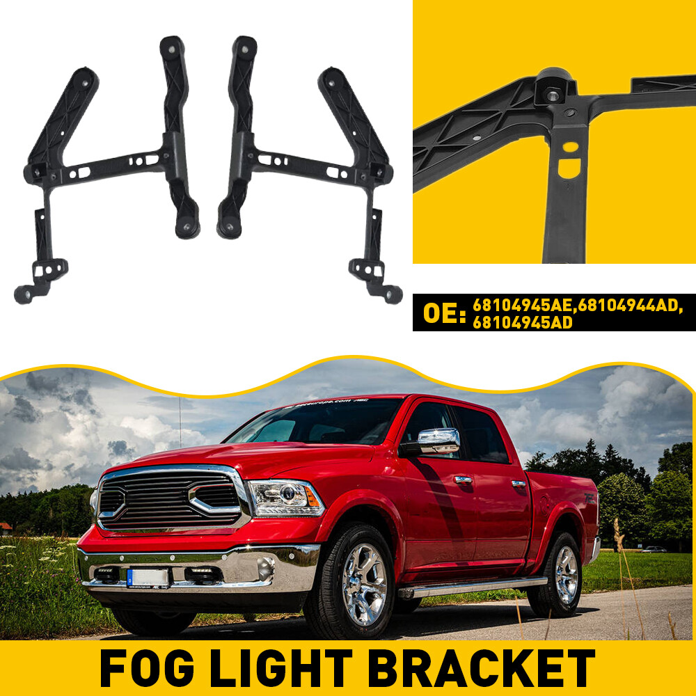 Pair Front Left & Right Fog Light Lamp Bracket Fits For Dodge Ram 1500 2013-2022
