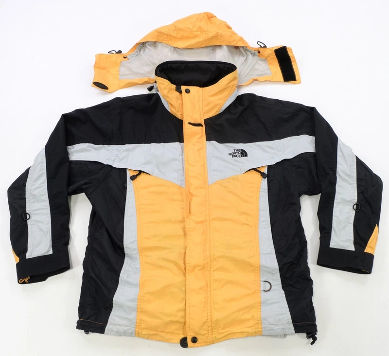 north-face rare vintage color block hooded mountain 90s 2000s tnf jacket