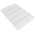 Grillrost Edelstahl eckig 60 x 40 cm Rost V2A Grillgitter Grill Edelstahlrost