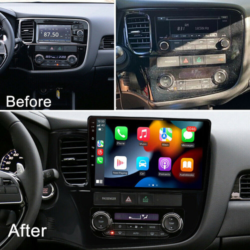 10'' For Mitsubishi Outlander 3 2013-18 Android 13 Car Radio Stereo GPS Carplay - Picture 2 of 17