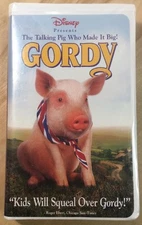Gordy VHS 1995 Large Clamshell MediaGnu