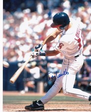 TOREY LOVULLO  CALIFORNIA ANGELS     ACTION SIGNED 8x10